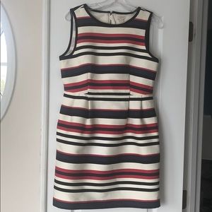 J-Crew striped dress.